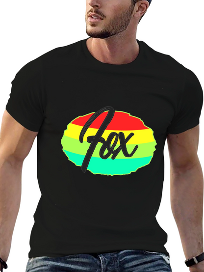 Fox Colorful Rainbow T-Shirt