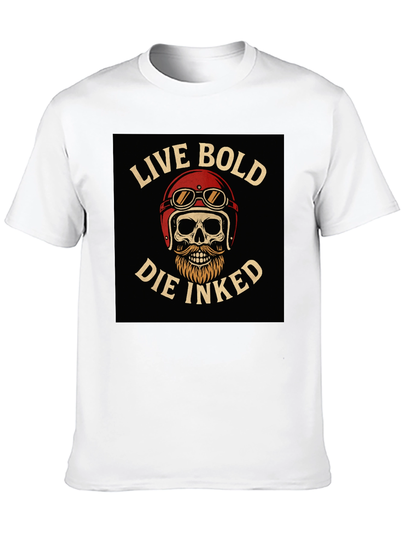 Live Bold Die Inked Graphic T-Shirt