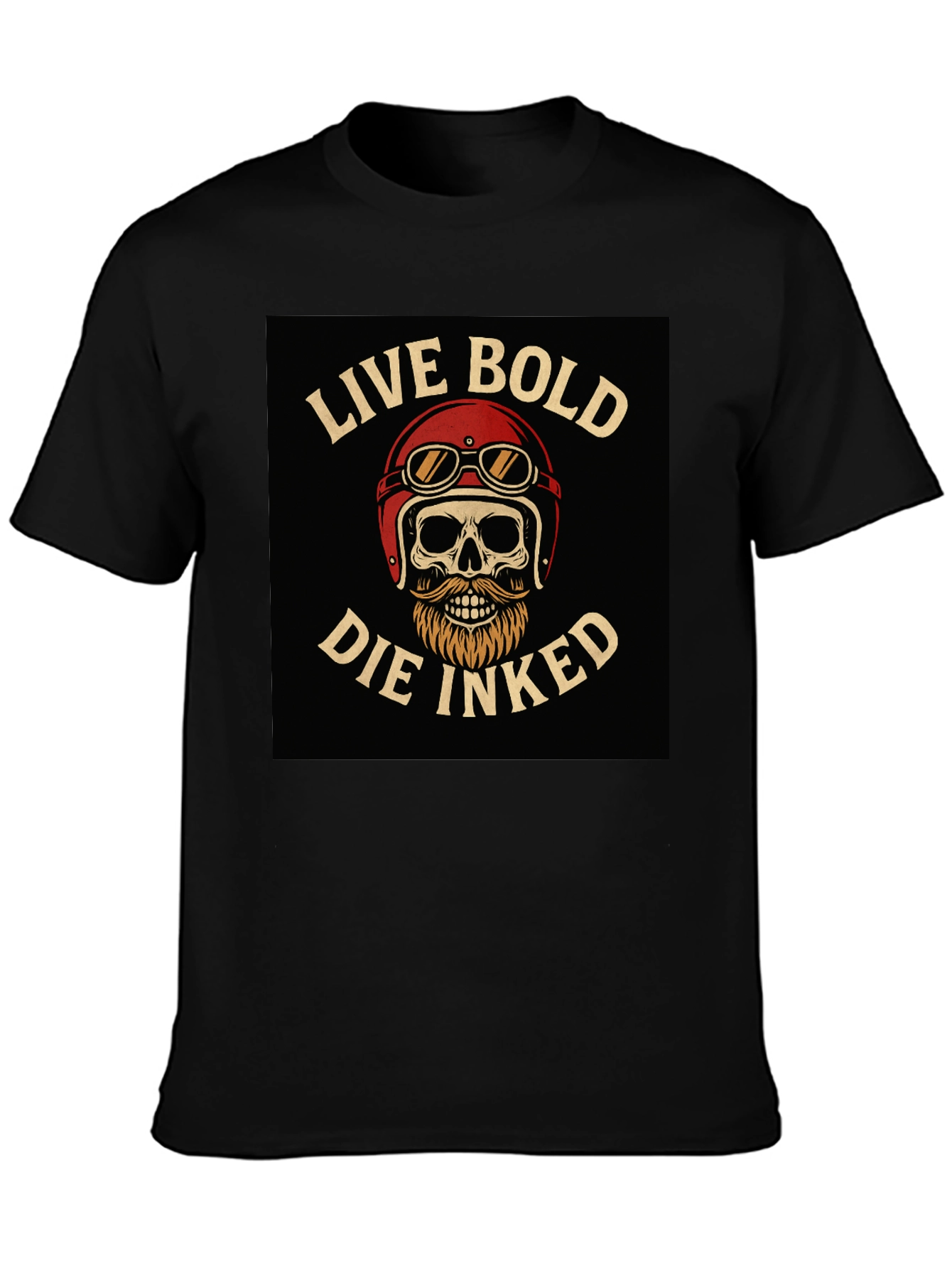 Live Bold Die Inked Graphic T-Shirt