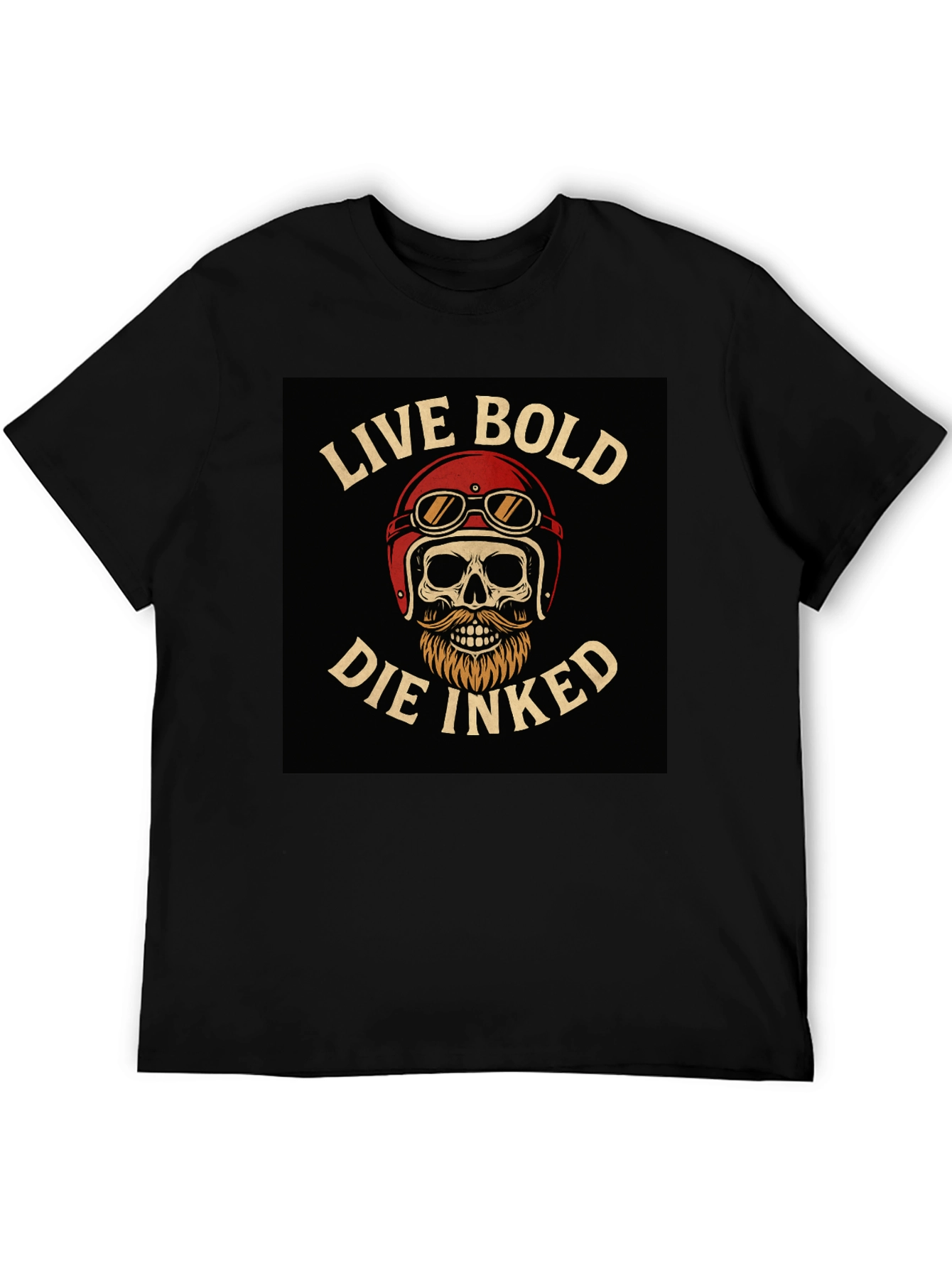 Live Bold Die Inked Graphic T-Shirt