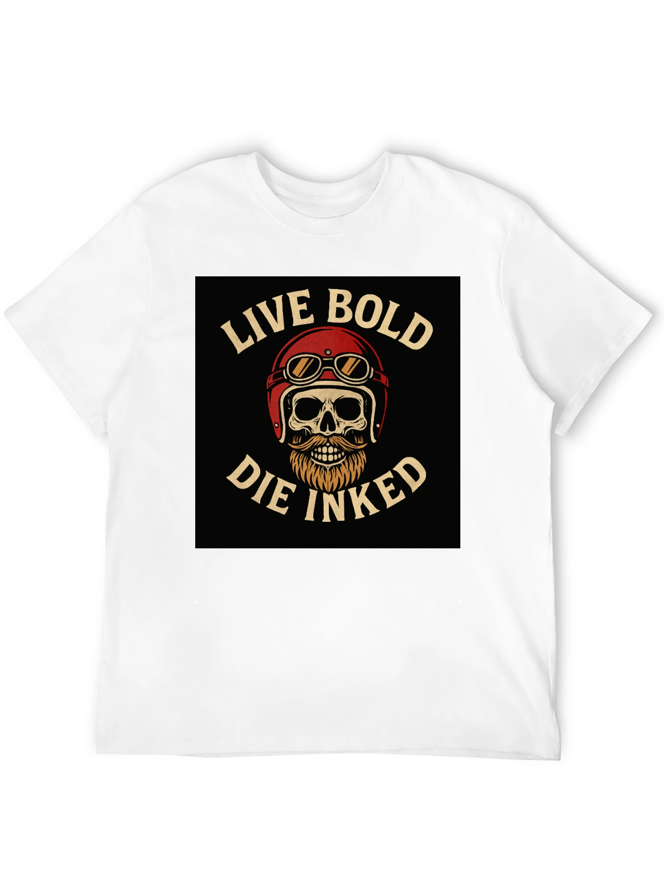 Live Bold Die Inked Graphic T-Shirt
