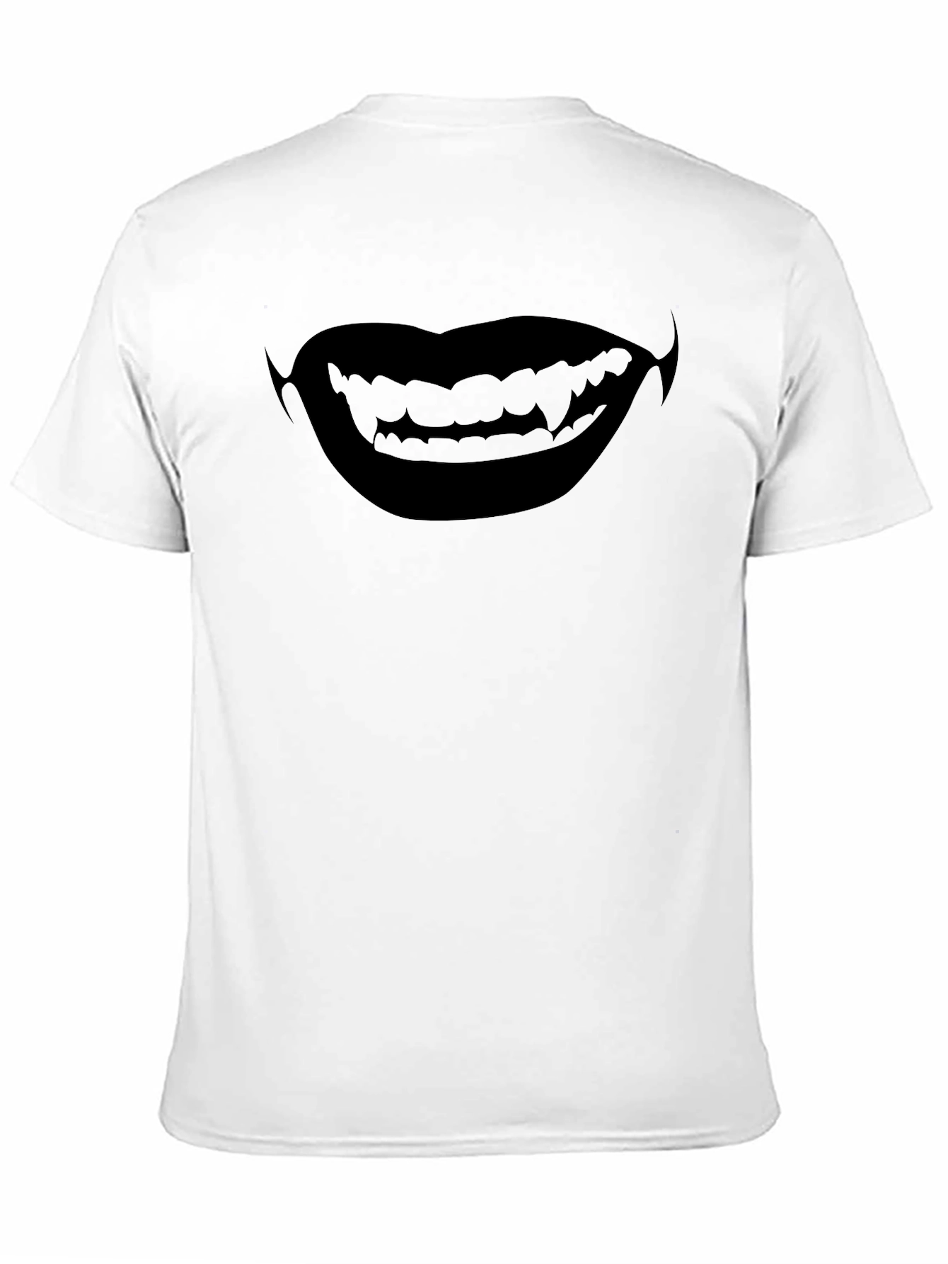 Vampire Smile Graphic T-Shirt - Halloween Ready