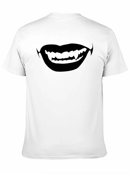 Vampire Smile Graphic T-Shirt - Halloween Ready