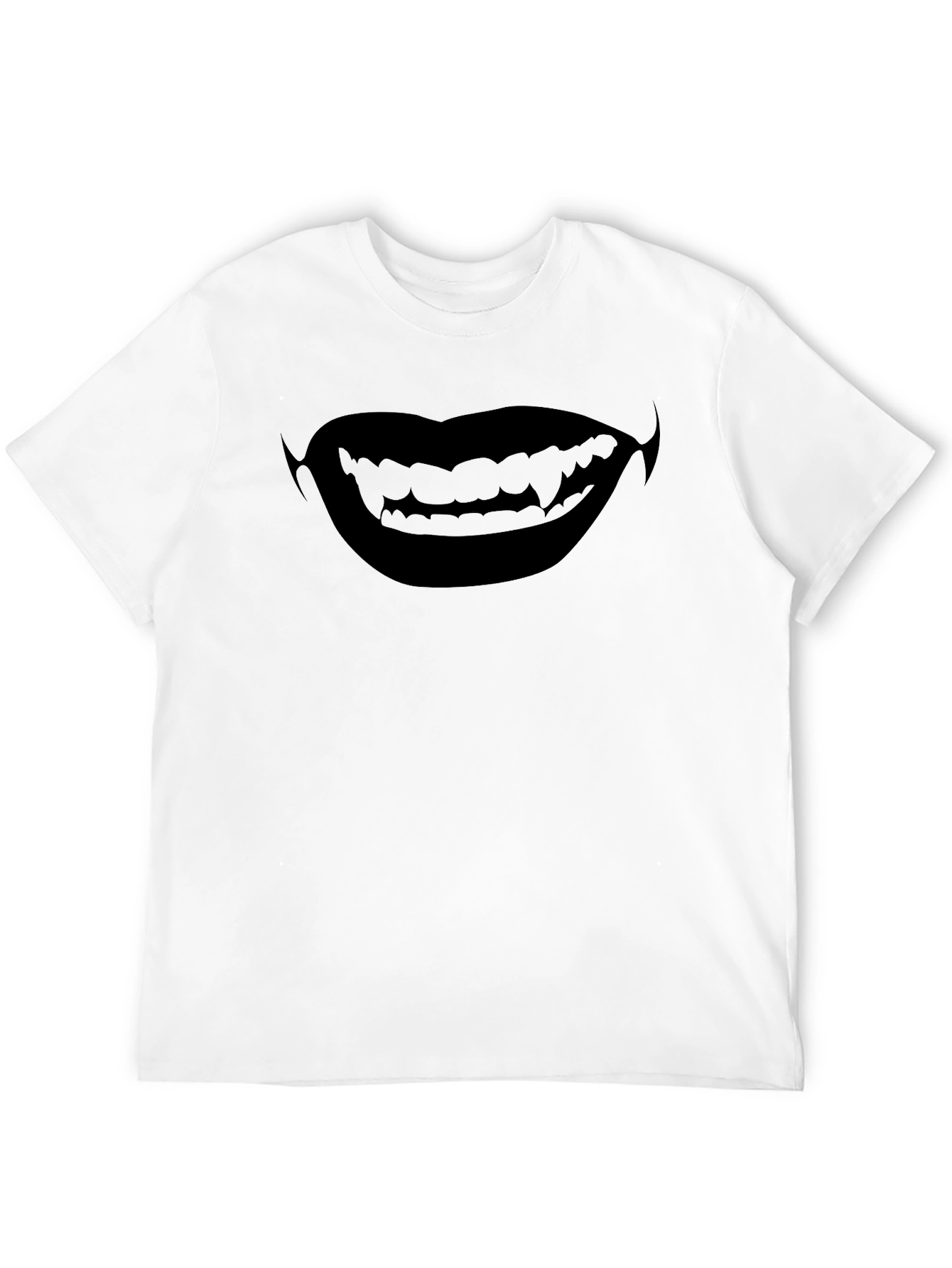 Vampire Smile Graphic T-Shirt - Halloween Ready