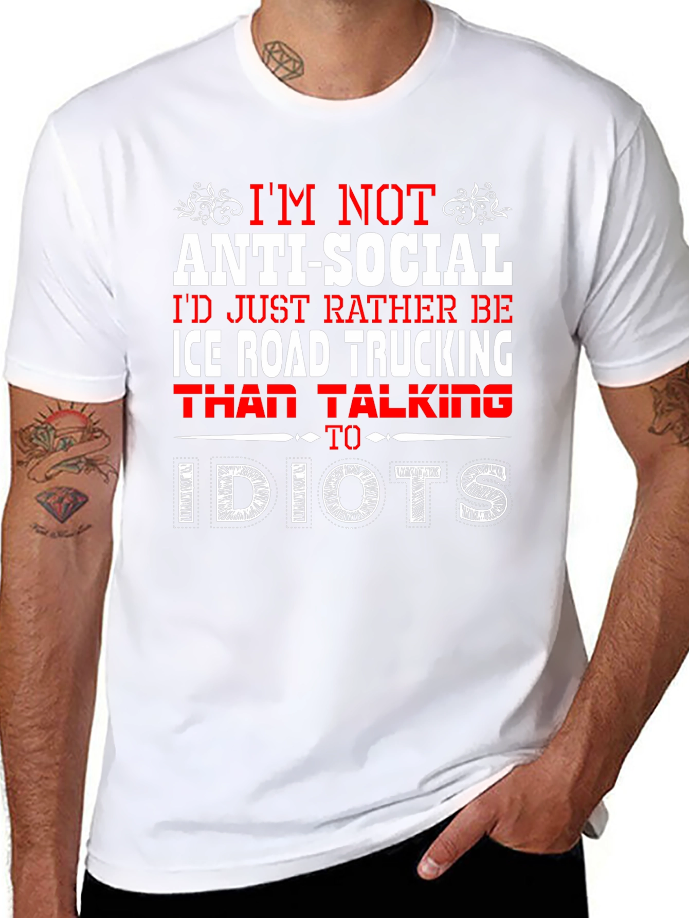 Anti-Social Ice Road Trucking T-Shirt