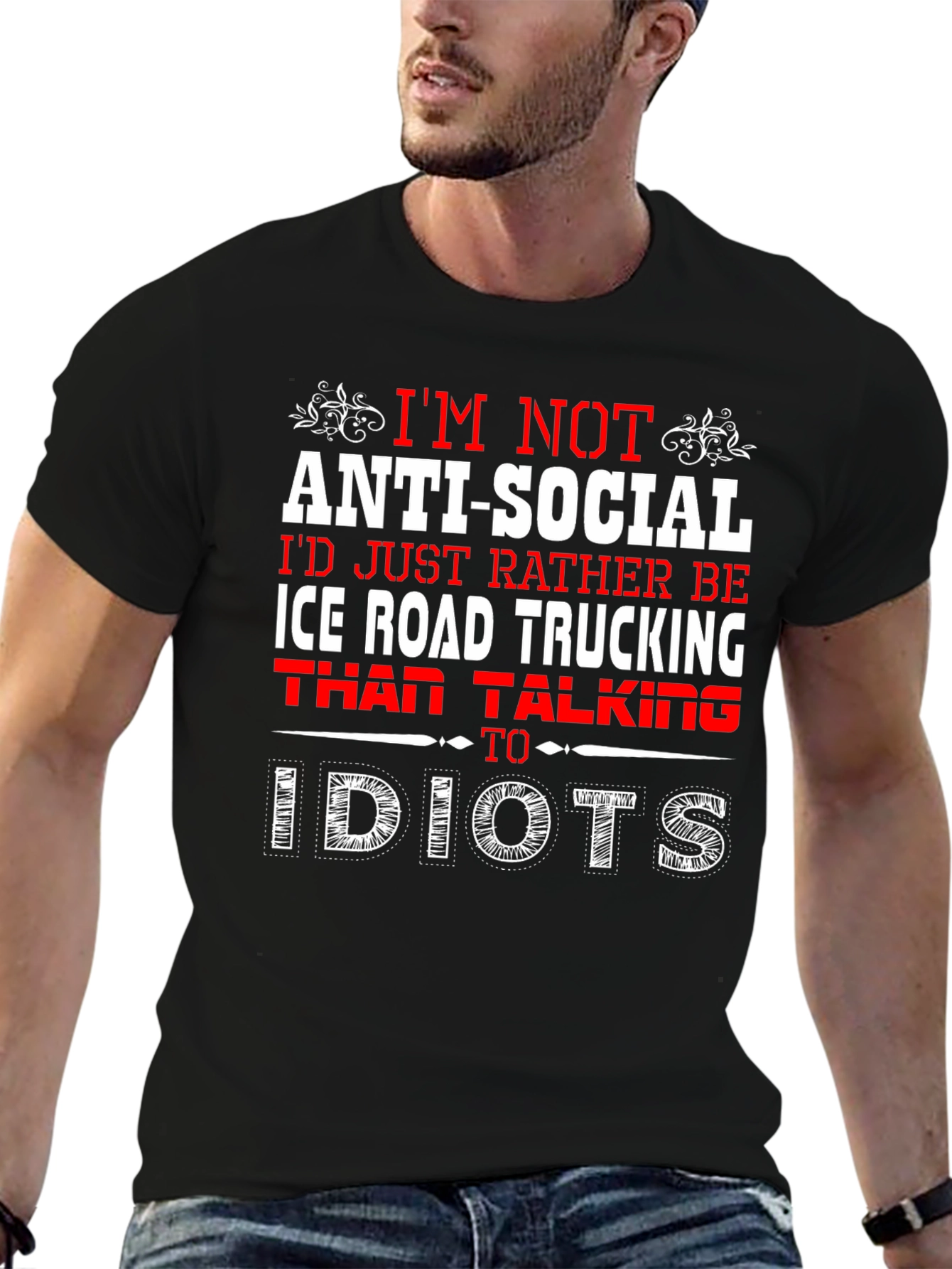 Anti-Social Ice Road Trucking T-Shirt