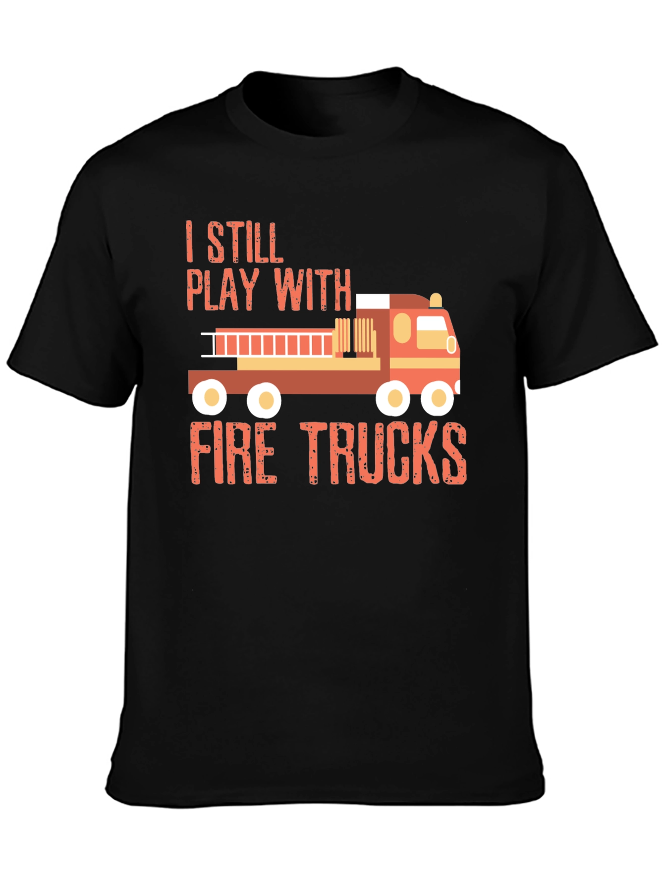 Fire Trucks T-Shirt - Play with Fire Trucks!