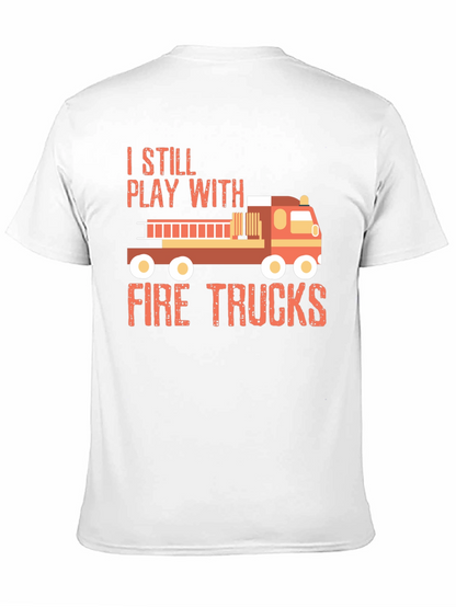 Fire Trucks T-Shirt - Play with Fire Trucks!