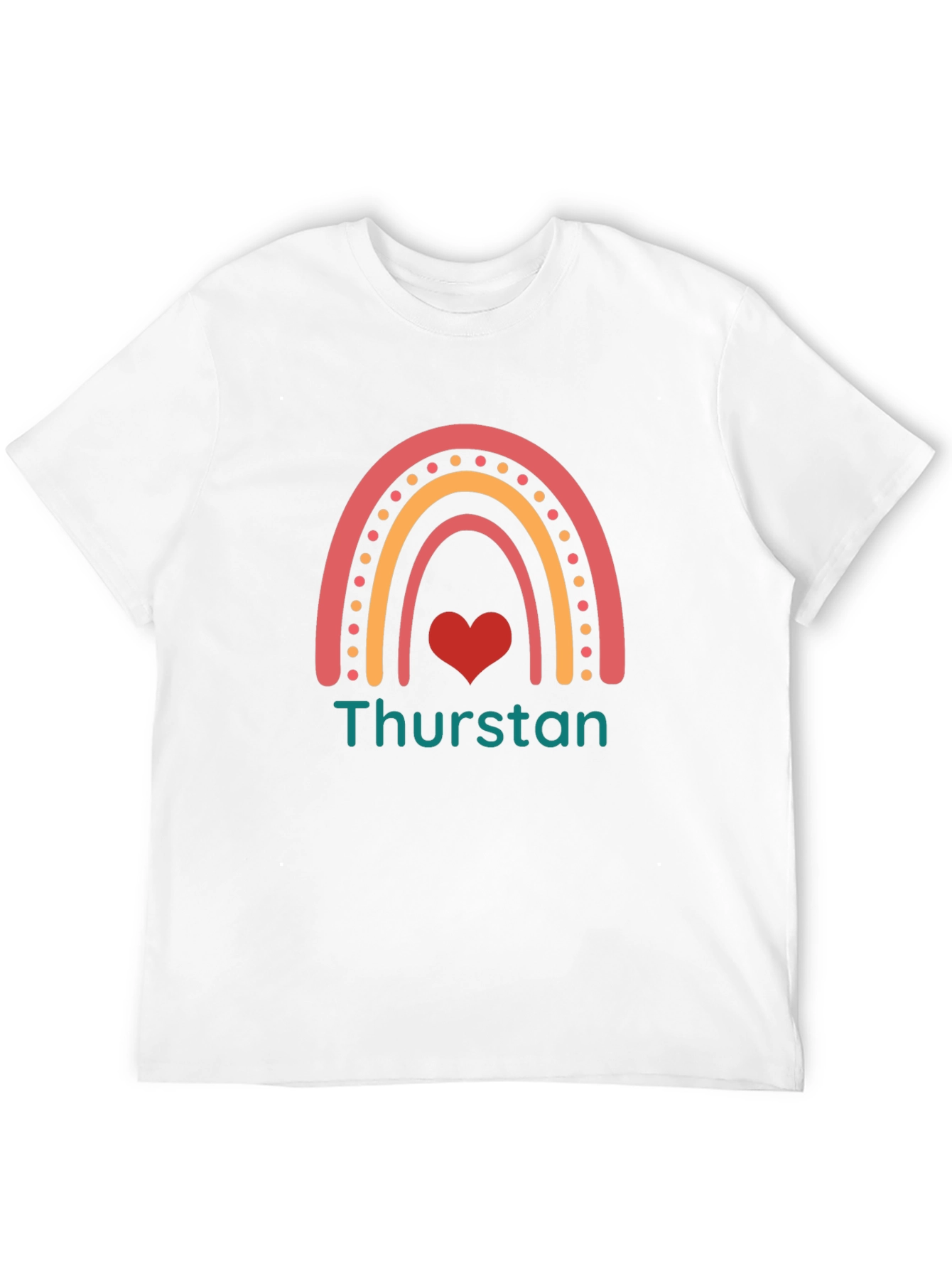 Rainbow Heart Thurston T-Shirt