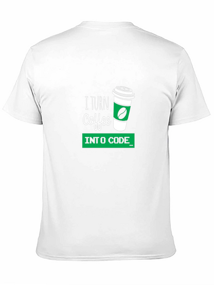 Coffee to Code Black T-Shirt