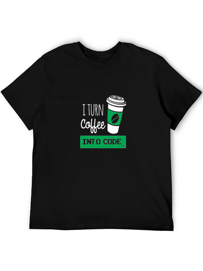 Coffee to Code Black T-Shirt