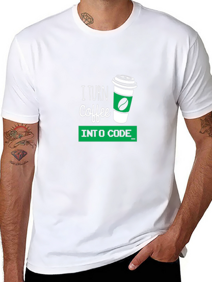 Coffee to Code Black T-Shirt