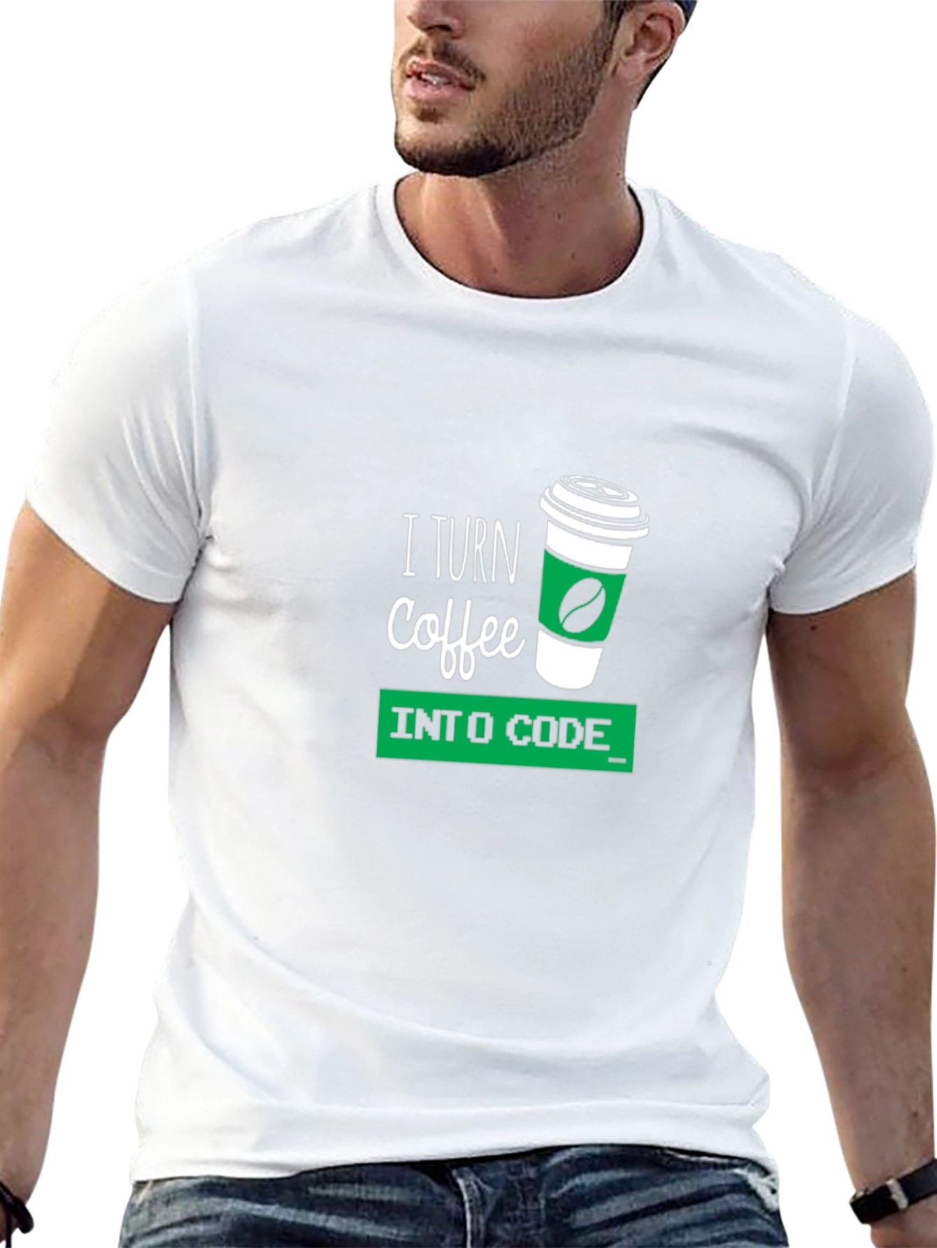 Coffee to Code Black T-Shirt