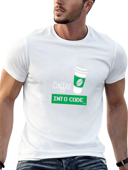 Coffee to Code Black T-Shirt