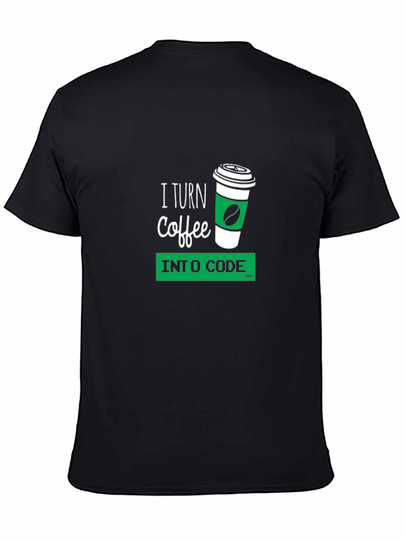 Coffee to Code Black T-Shirt