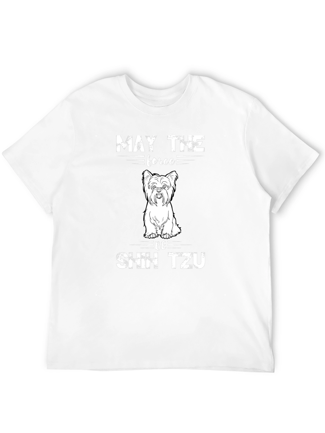 May The Force Be Shih Tzu T-Shirt