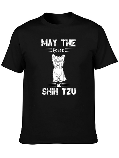 May The Force Be Shih Tzu T-Shirt