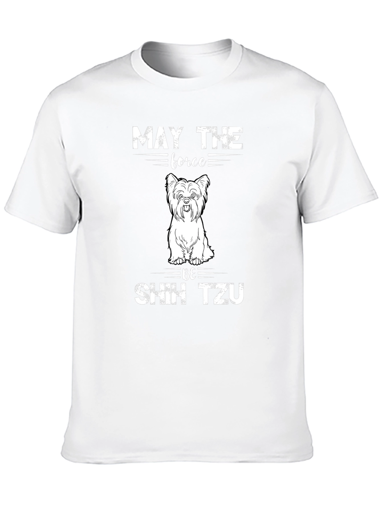 May The Force Be Shih Tzu T-Shirt