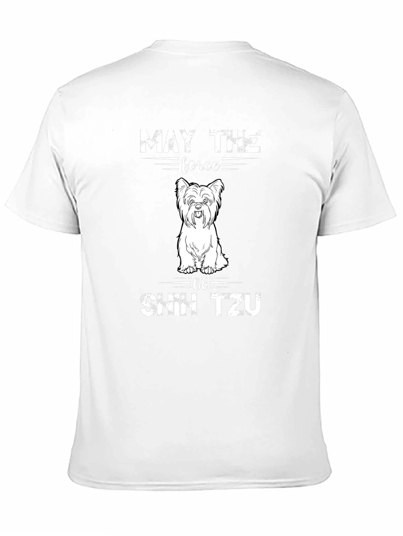 May The Force Be Shih Tzu T-Shirt