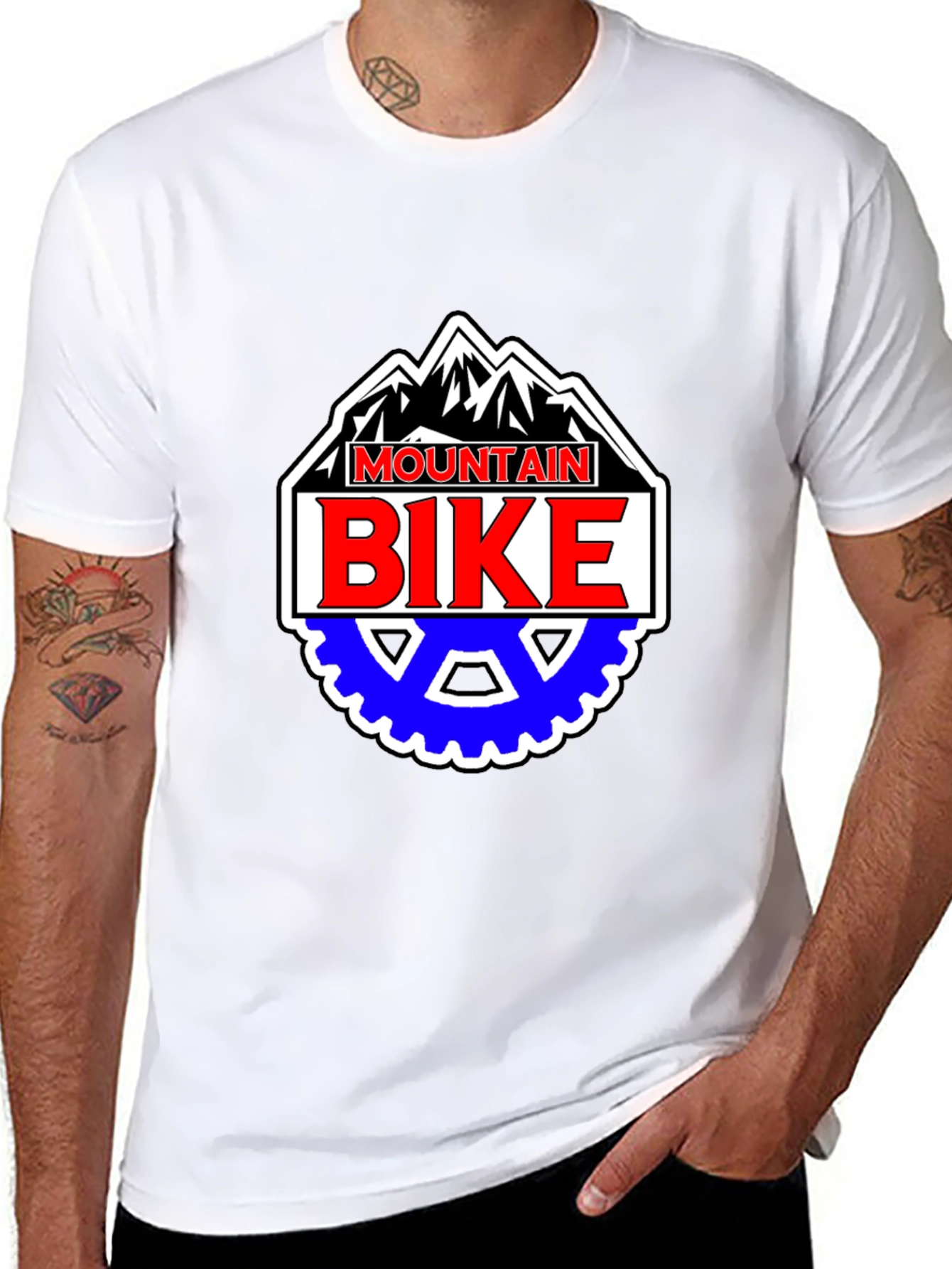 Mountain Bike Graphic T-Shirt - Biking Adventure Apparel