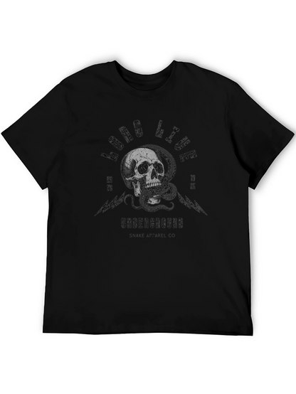 Skull & Snake Graphic T-Shirt - Long Live Underground