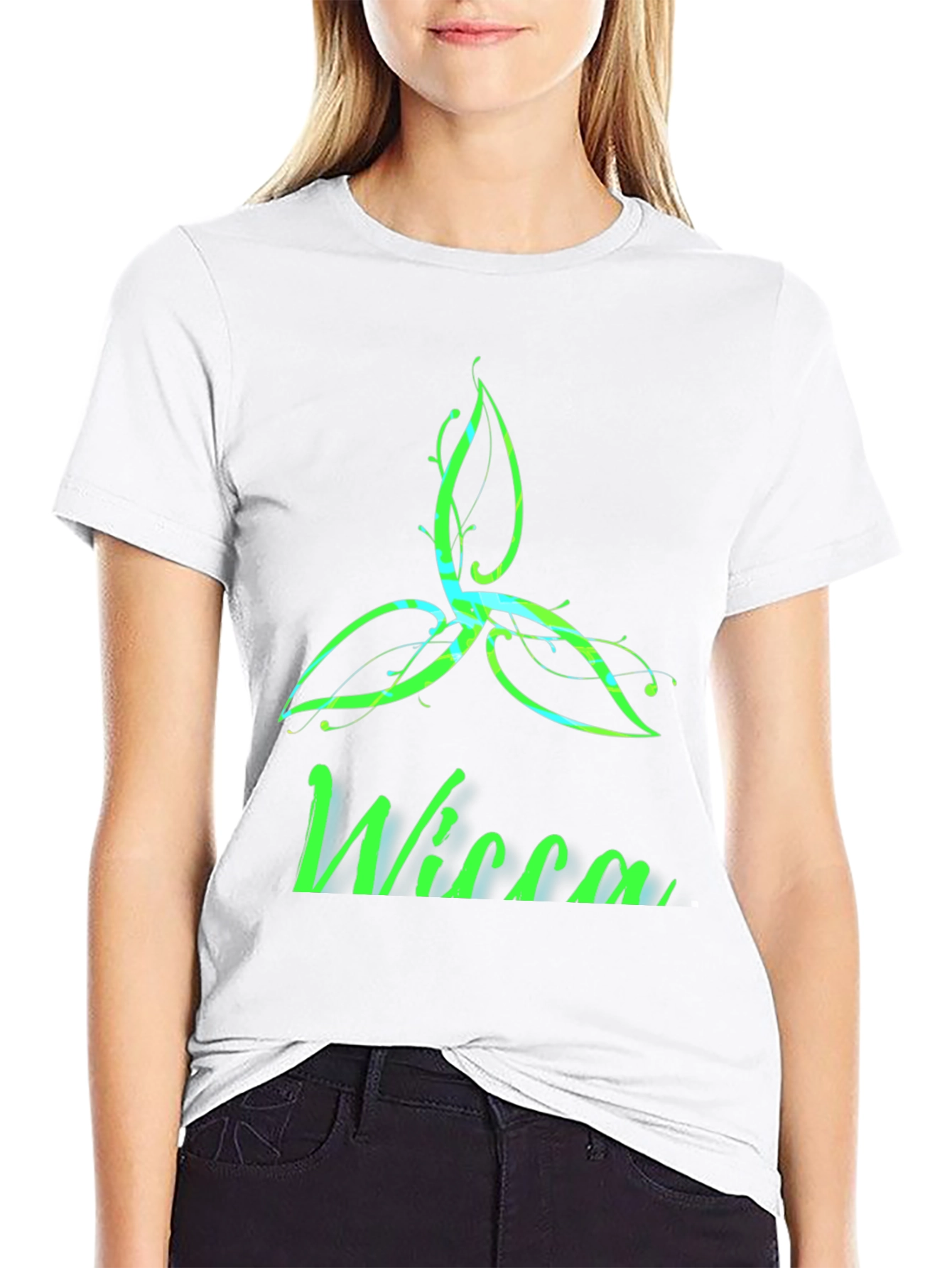 Wiccan Triquetra Black T-Shirt