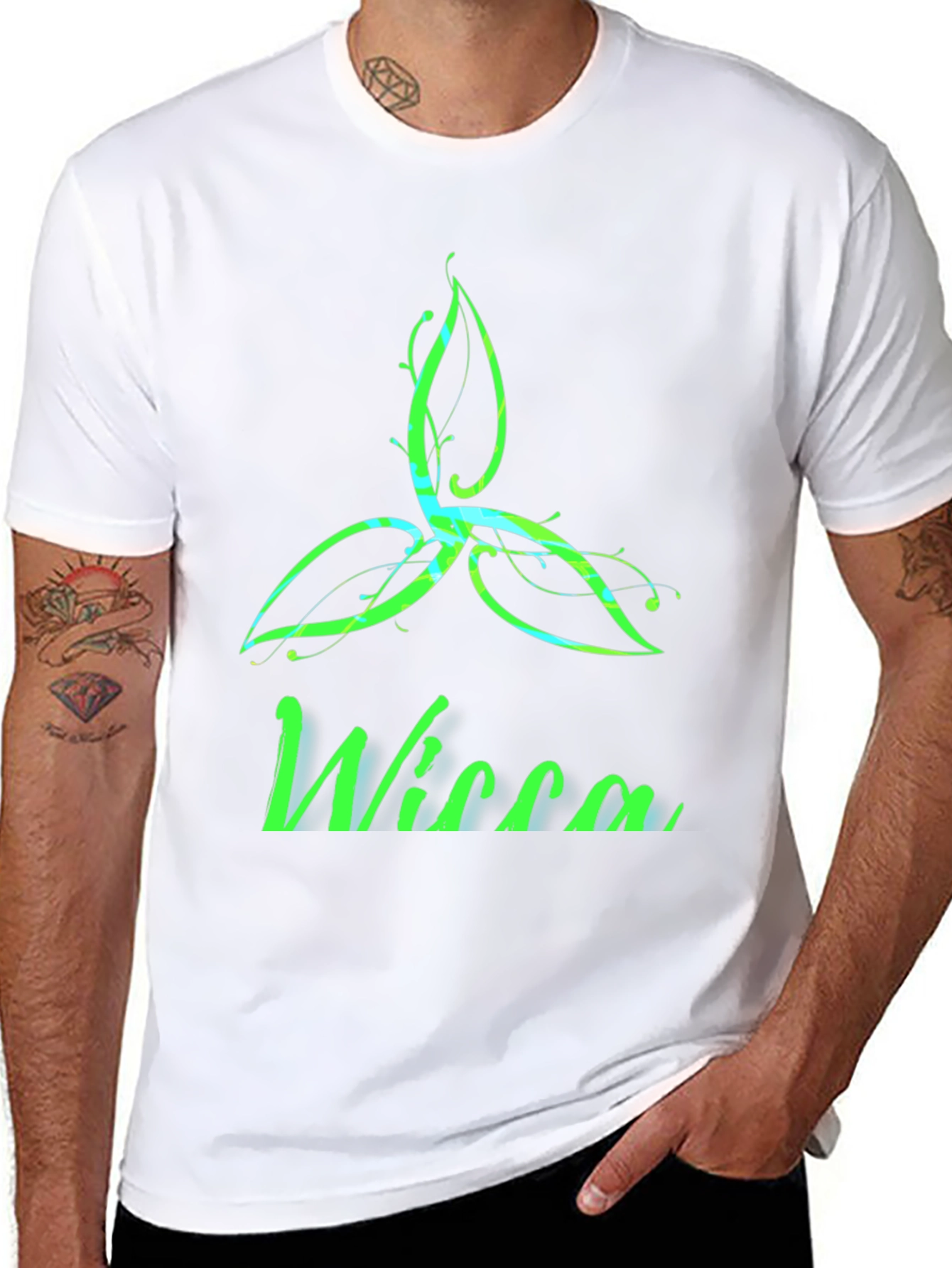 Wiccan Triquetra Black T-Shirt