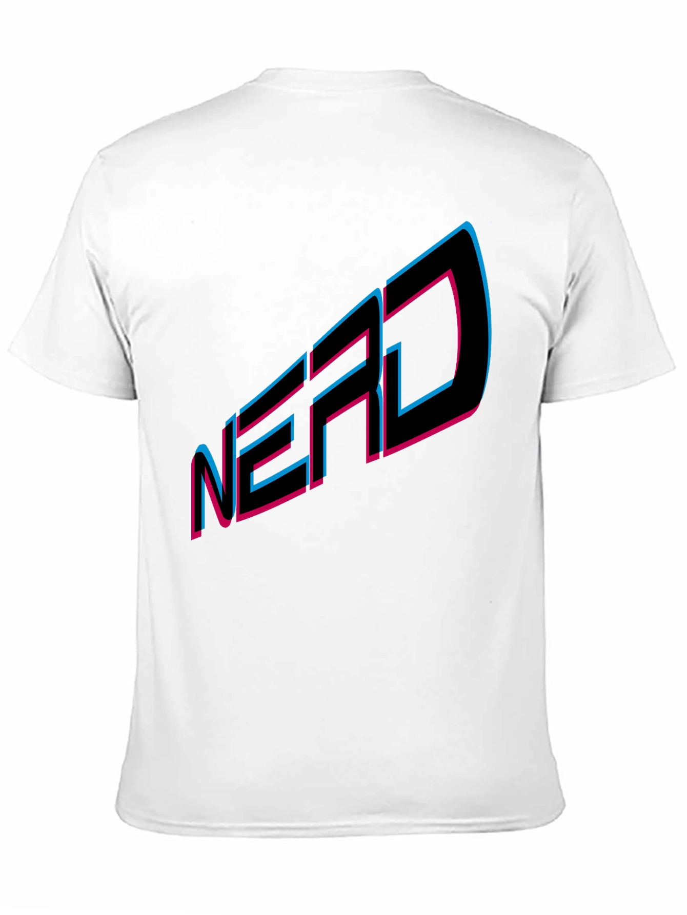 NERD Graphic Tee - Black Cotton Blend T-Shirt