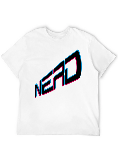 NERD Graphic Tee - Black Cotton Blend T-Shirt