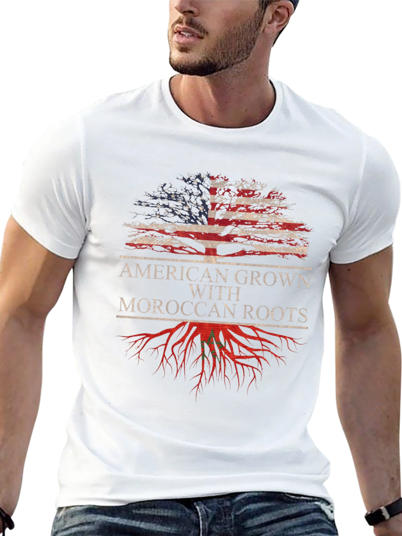 American Grown Moroccan Roots T-Shirt