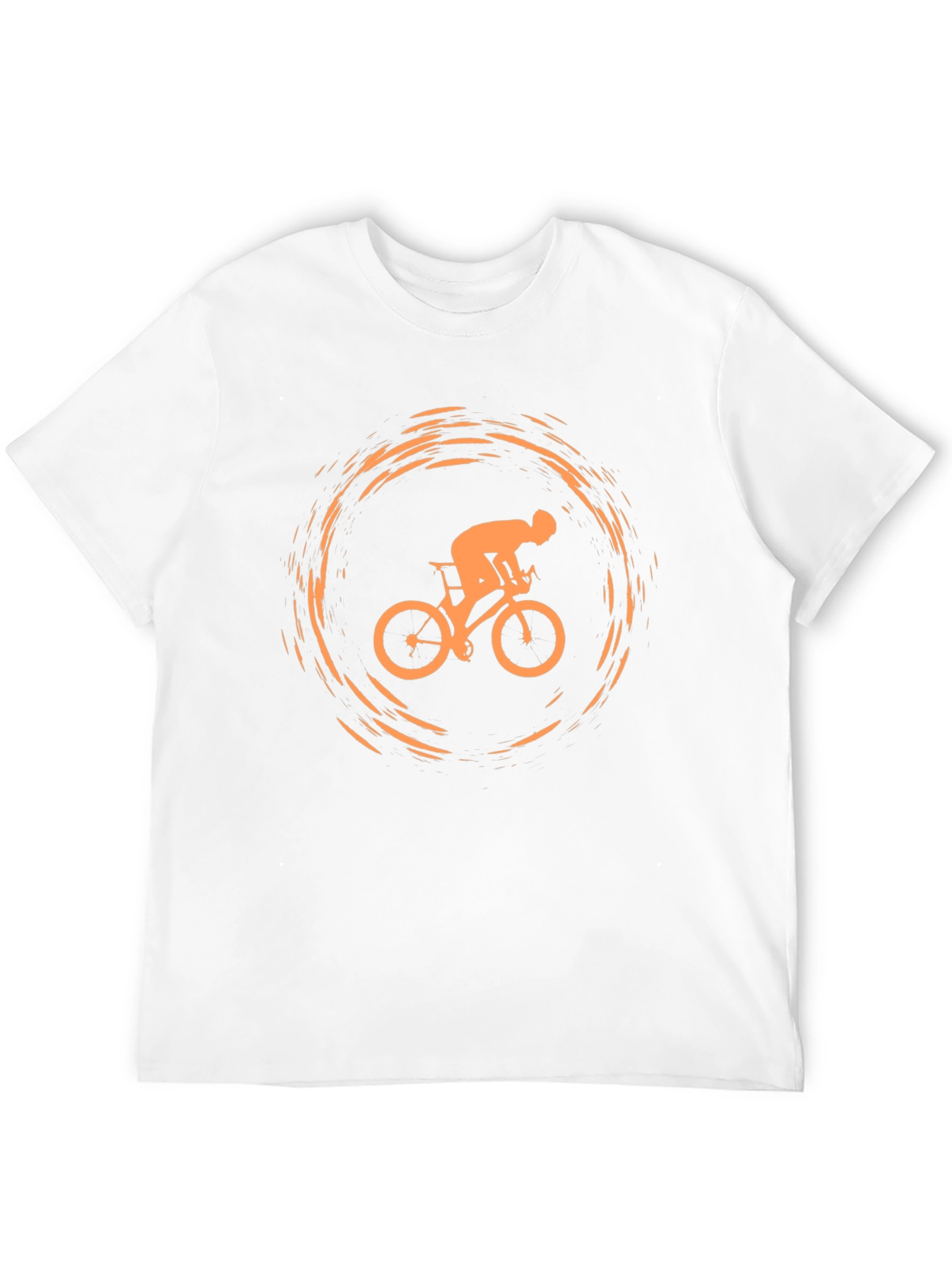 Bicycle Rider Graphic Tee - Casual Style