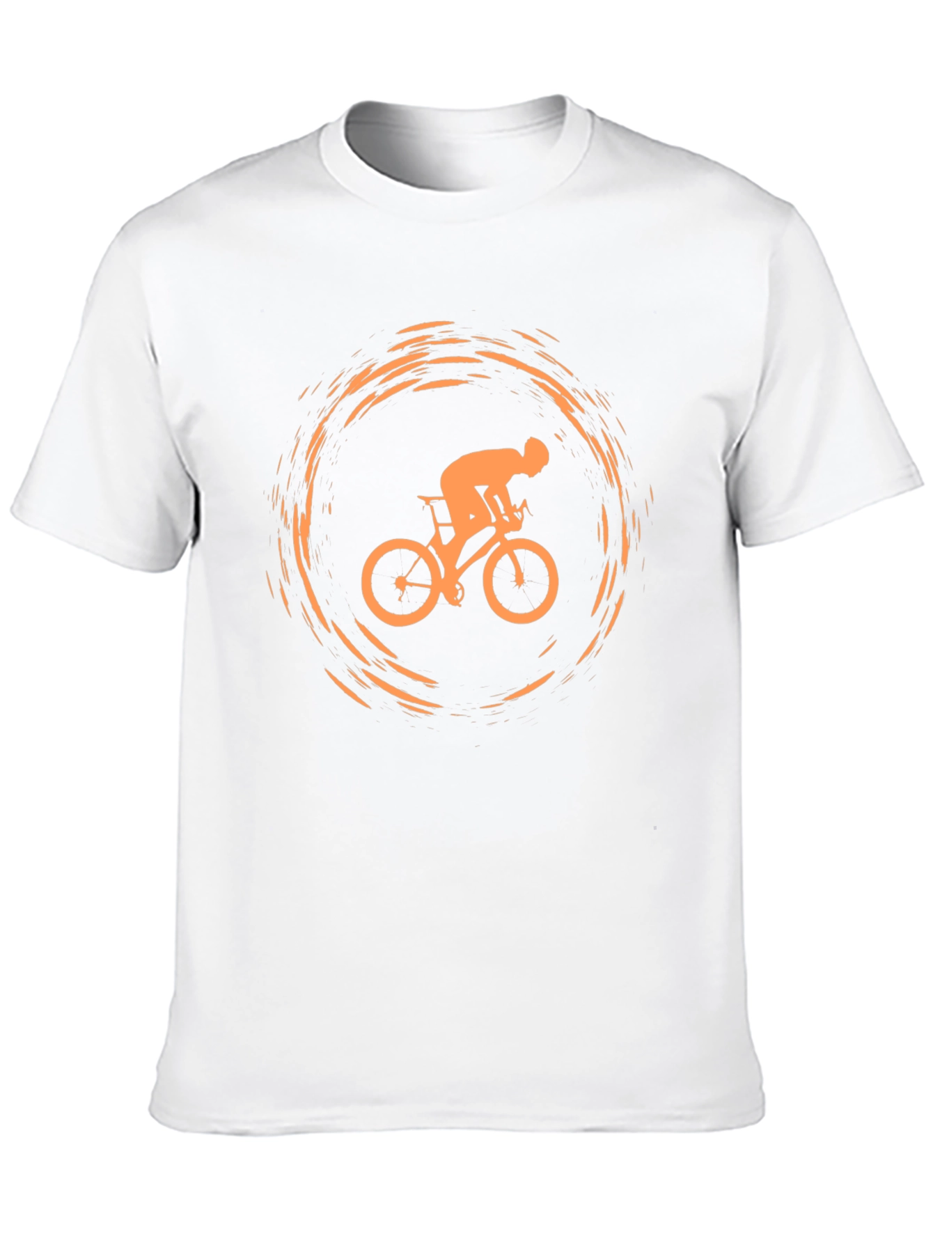 Bicycle Rider Graphic Tee - Casual Style