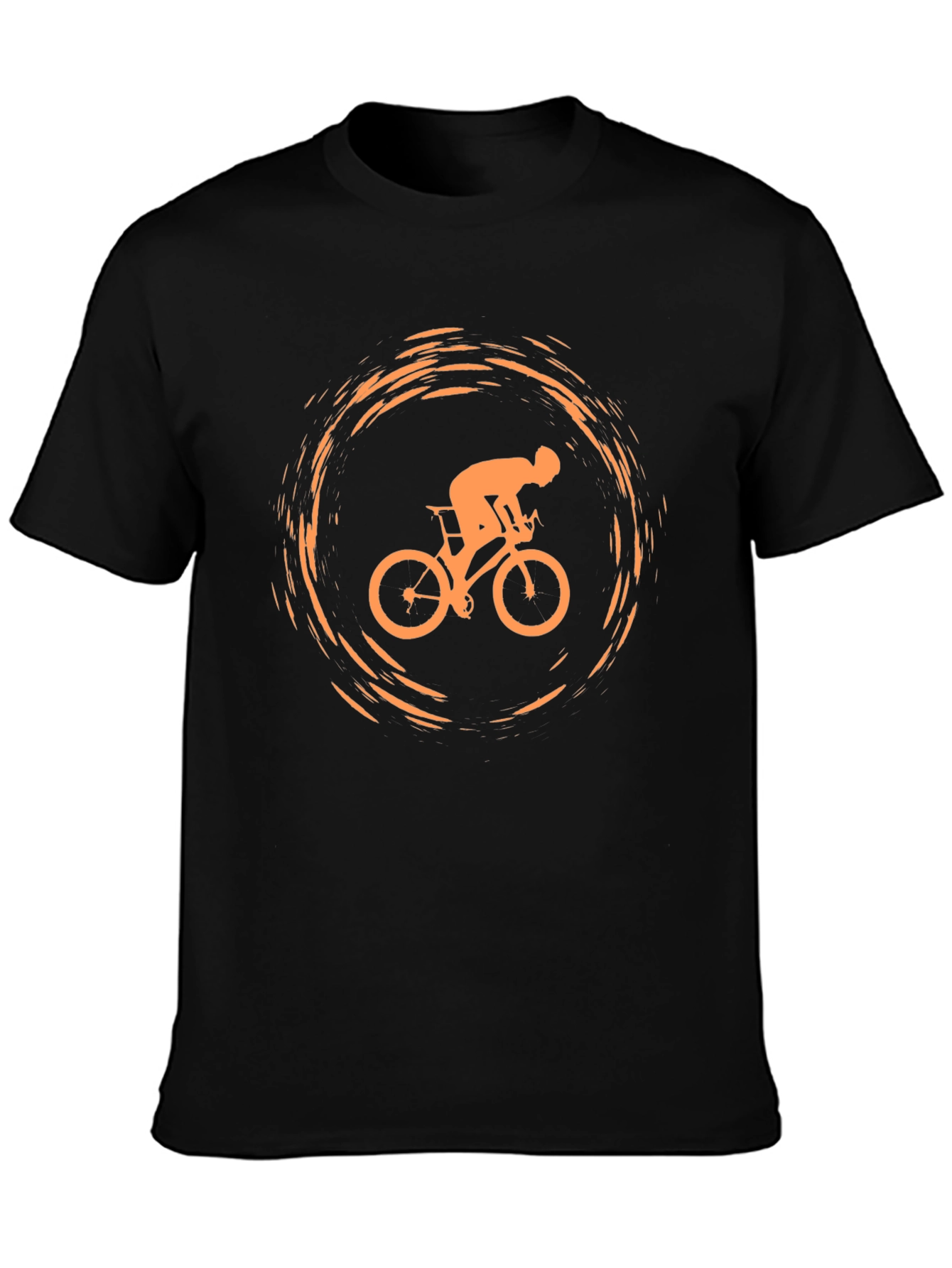Bicycle Rider Graphic Tee - Casual Style