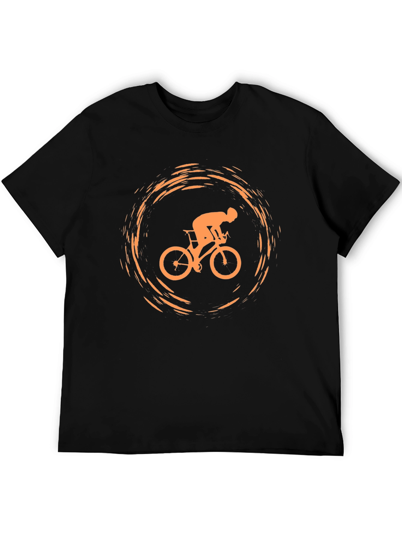 Bicycle Rider Graphic Tee - Casual Style