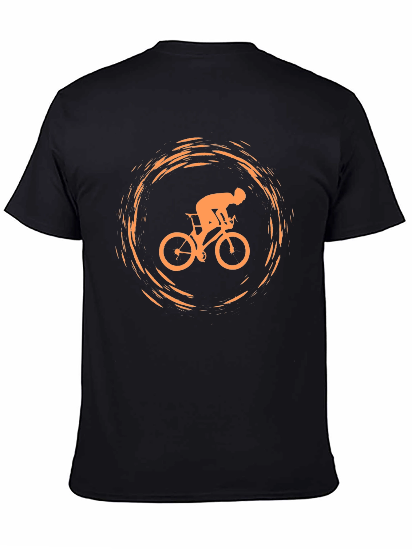 Bicycle Rider Graphic Tee - Casual Style