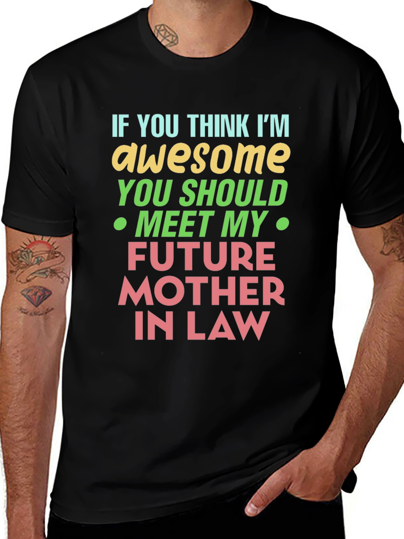 Awesome Mother-in-Law T-Shirt - Funny Novelty Design