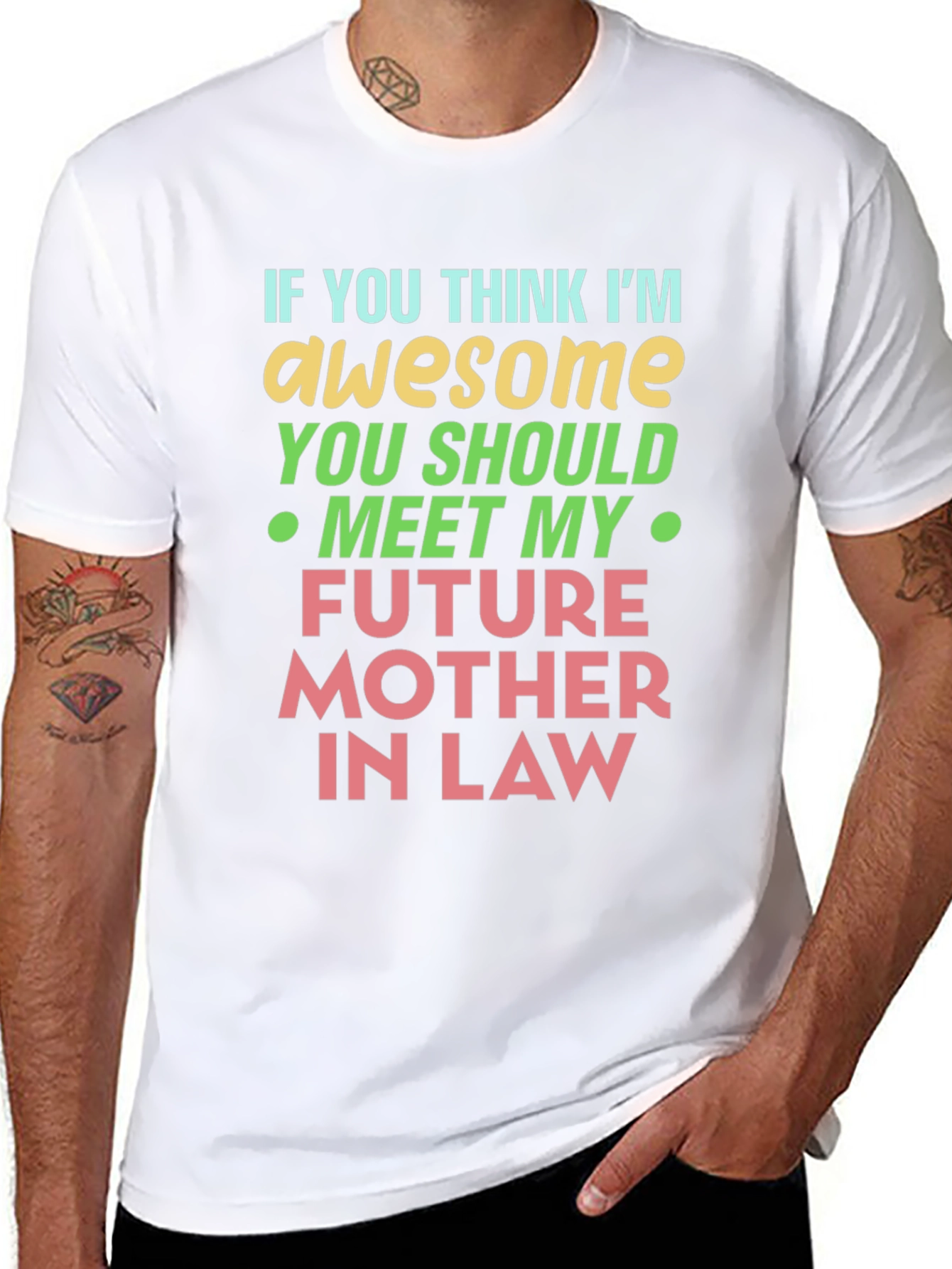 Awesome Mother-in-Law T-Shirt - Funny Novelty Design