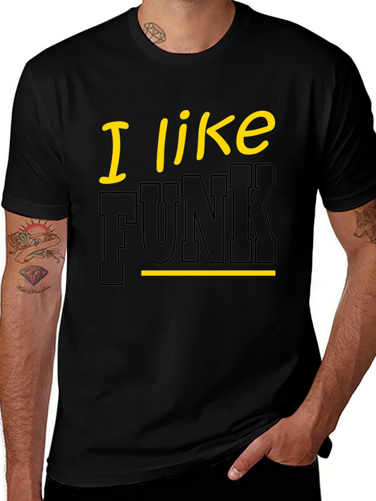 I Like Funk Black Graphic Tee