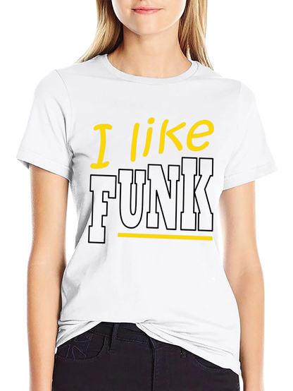 I Like Funk Black Graphic Tee