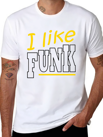 I Like Funk Black Graphic Tee