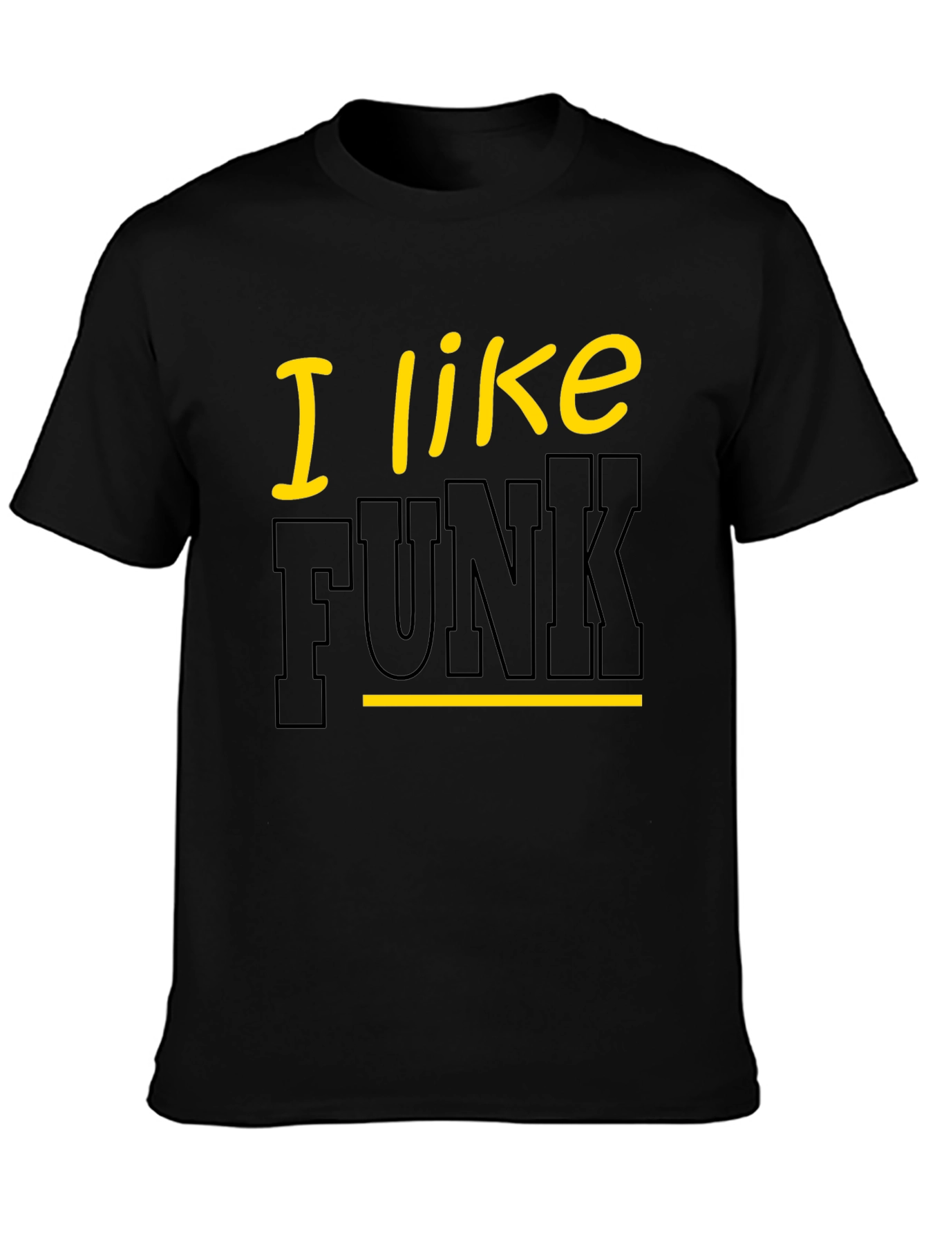 I Like Funk Black Graphic Tee
