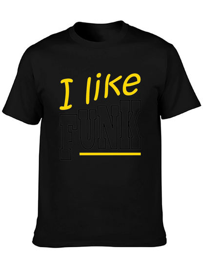 I Like Funk Black Graphic Tee