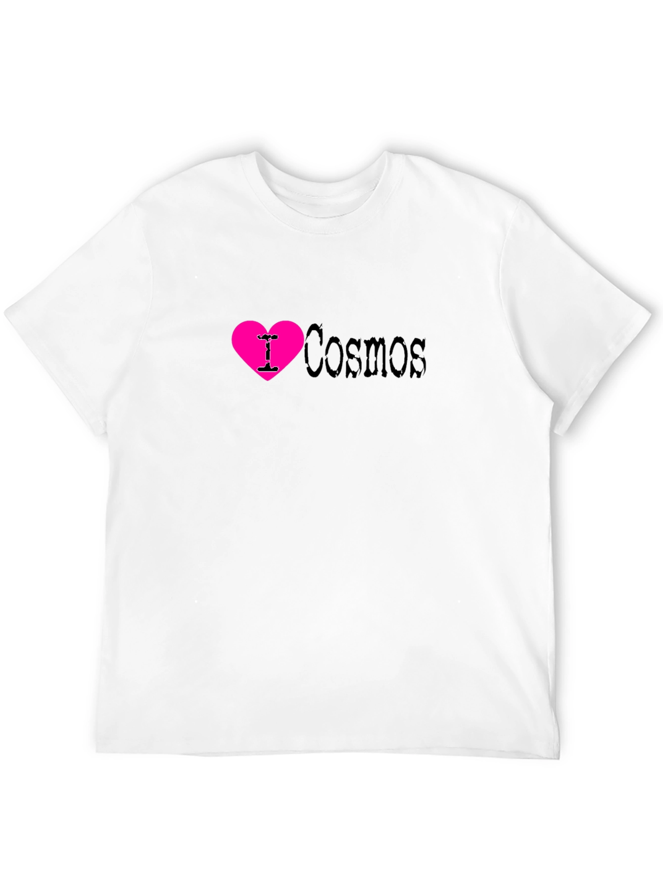 I Love Cosmos T-Shirt - Black Cotton Blend