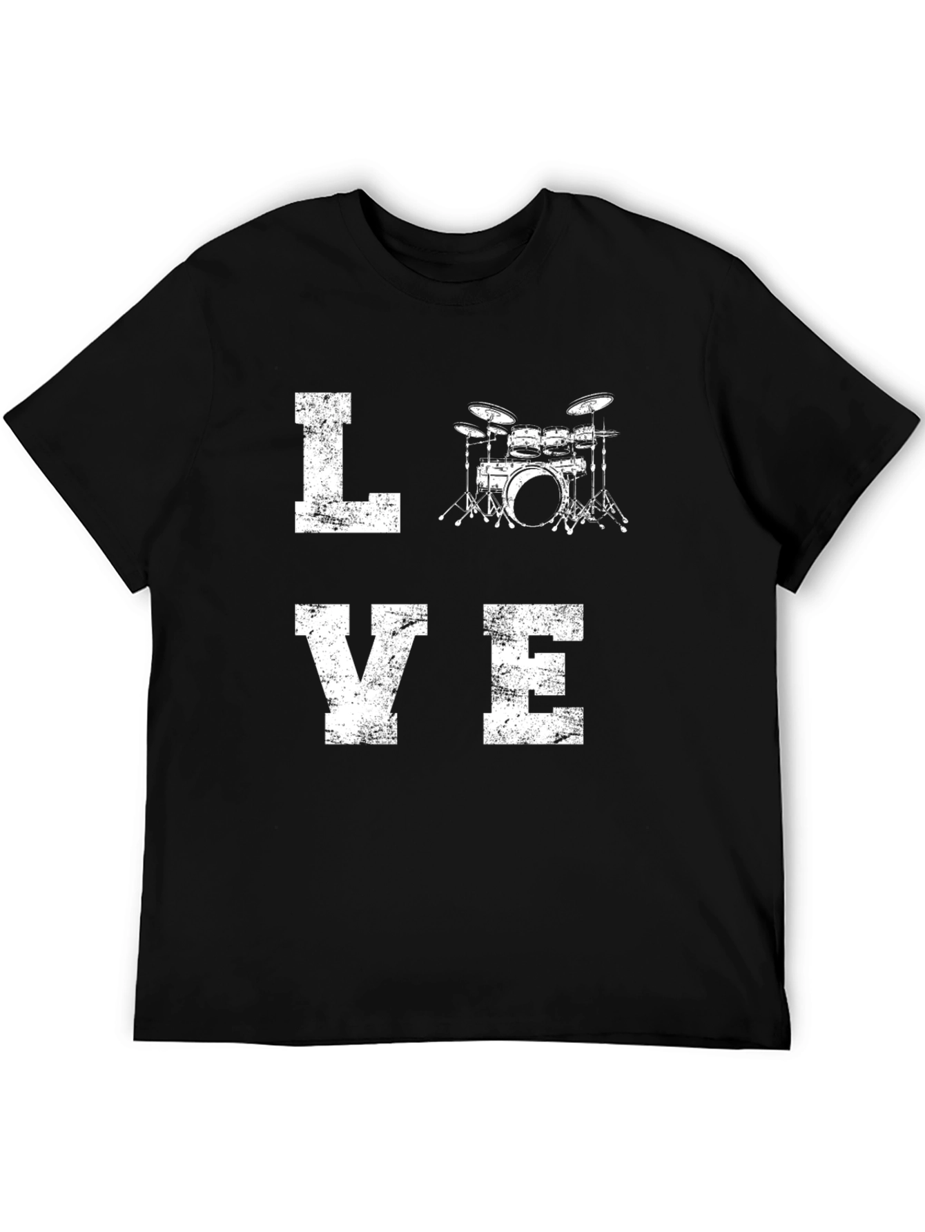 Love Drums Black T-Shirt