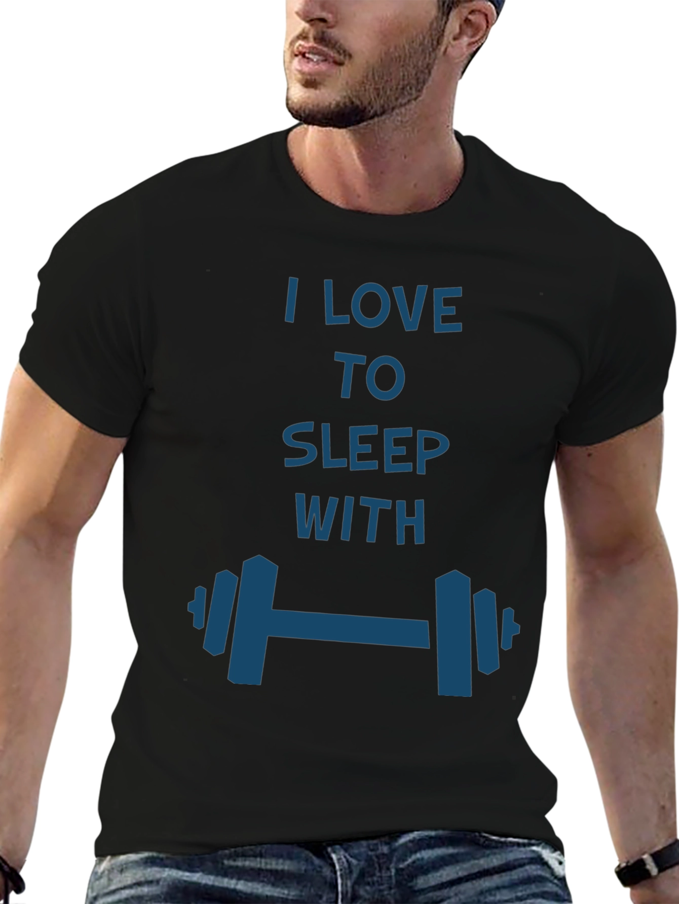 I Love to Sleep with Dumbbells T-Shirt