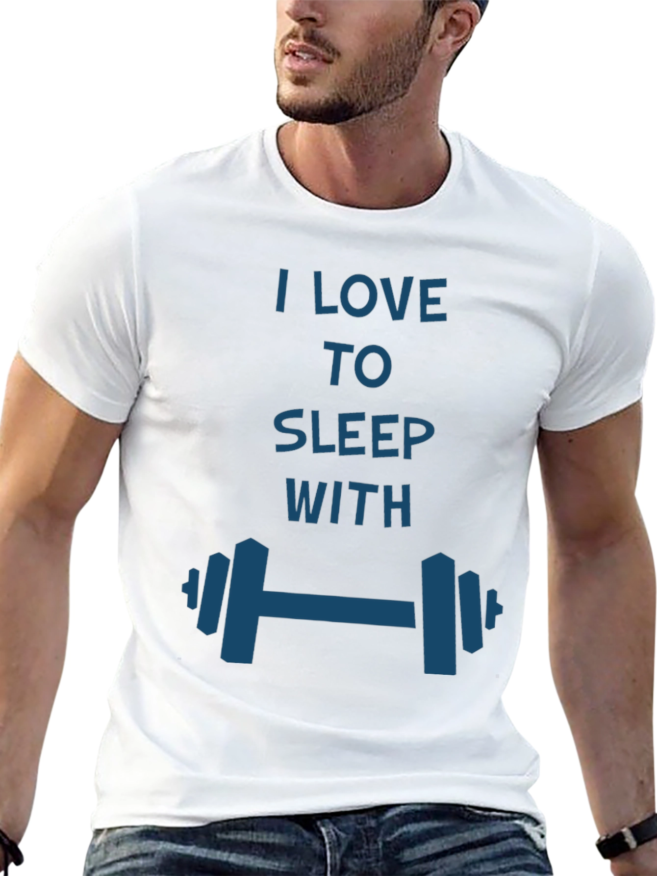 I Love to Sleep with Dumbbells T-Shirt