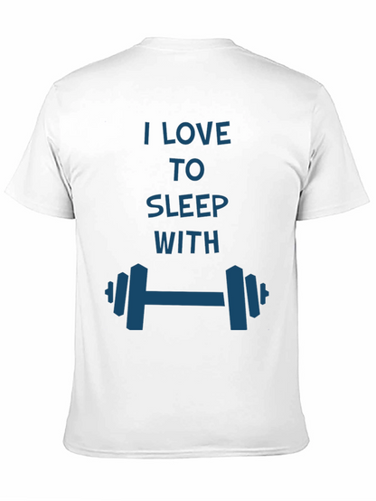 I Love to Sleep with Dumbbells T-Shirt