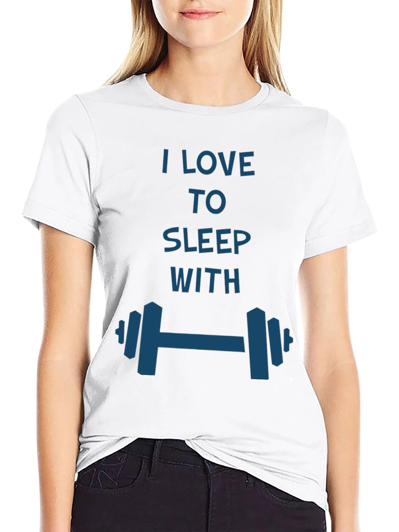 I Love to Sleep with Dumbbells T-Shirt