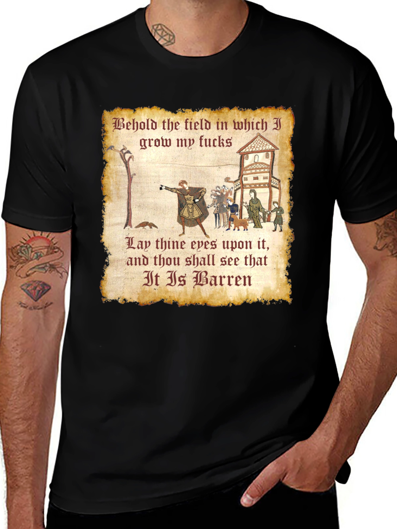 Humorous Barren Field T-Shirt