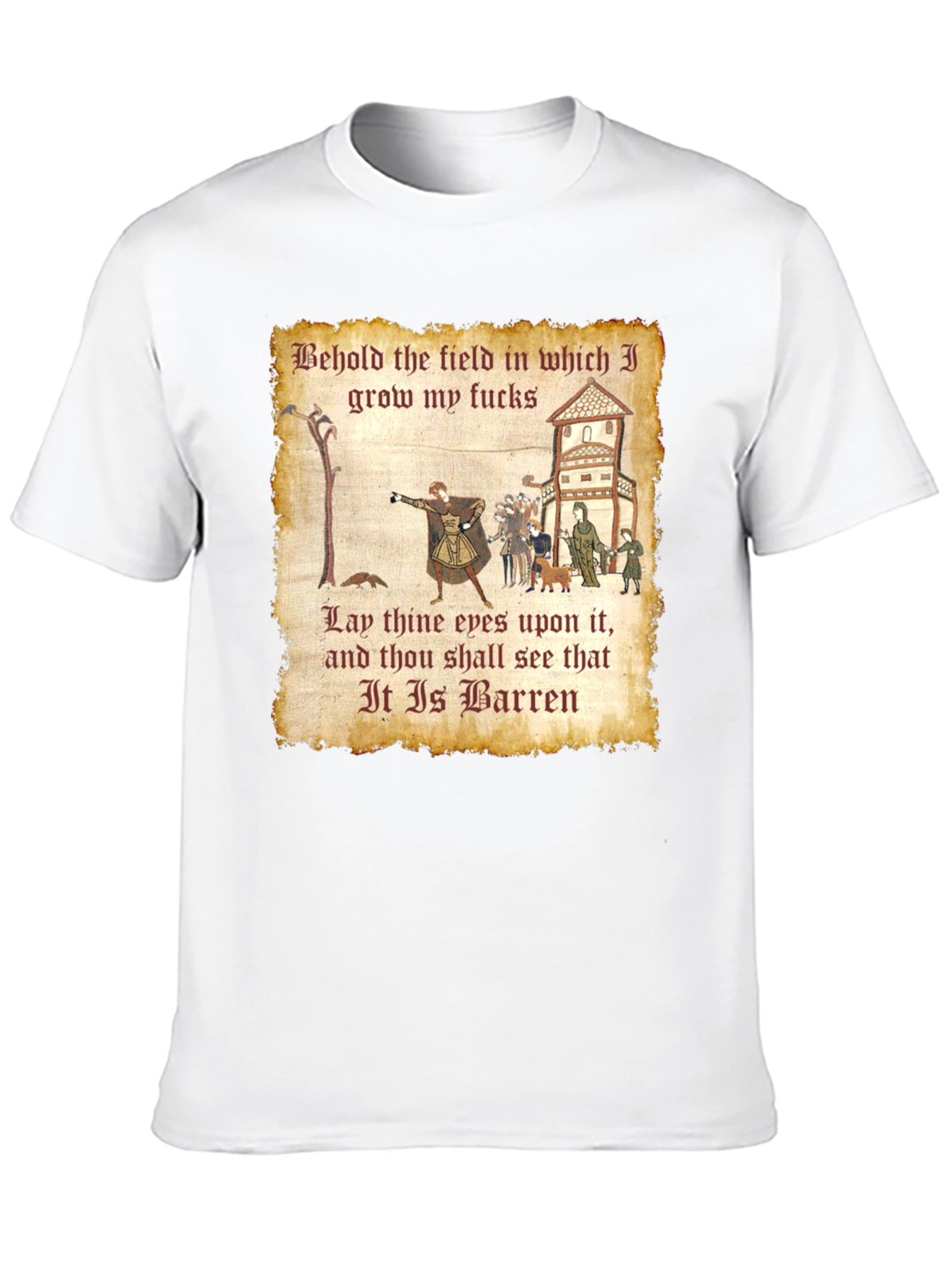 Humorous Barren Field T-Shirt